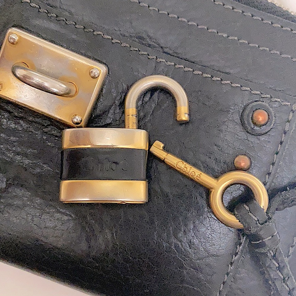 Chloé black leather wallet - Picture 14 of 17